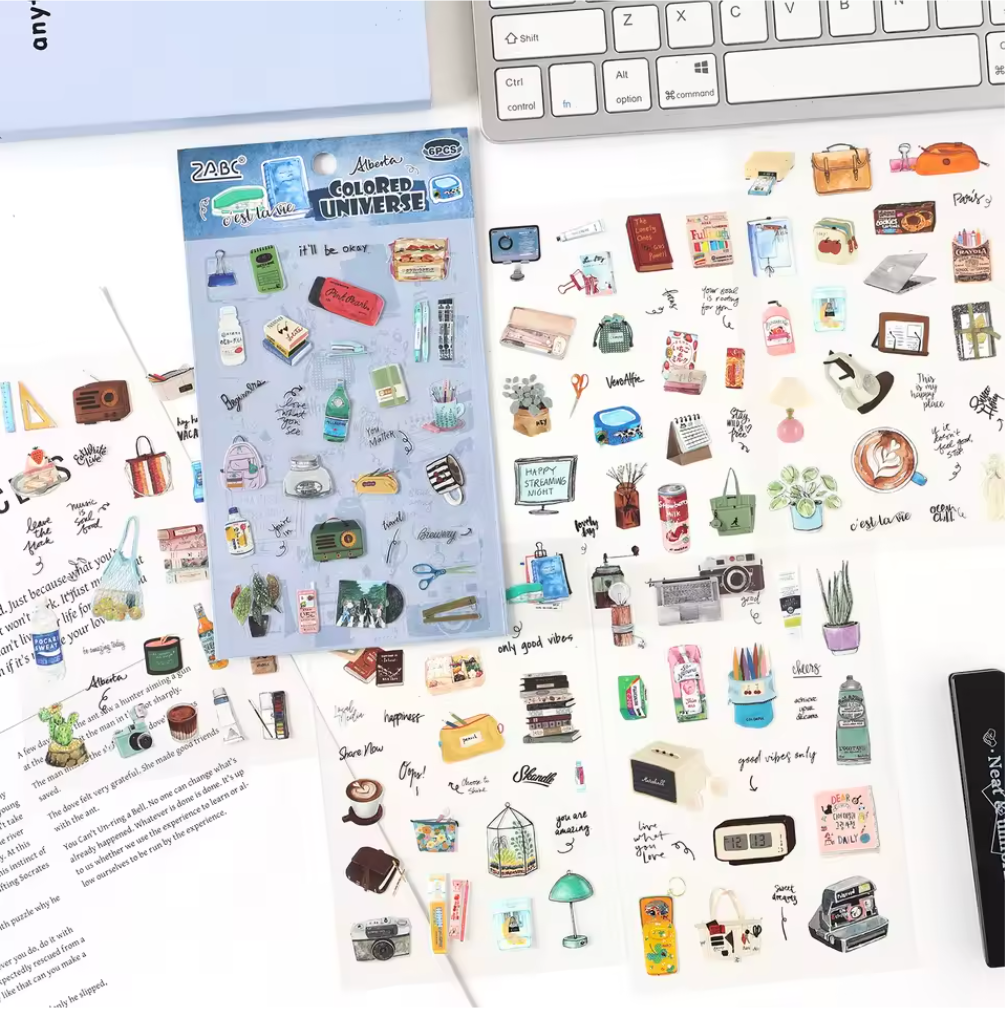 36 Hojas de Stickers