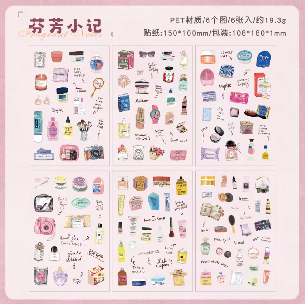 36 Hojas de Stickers