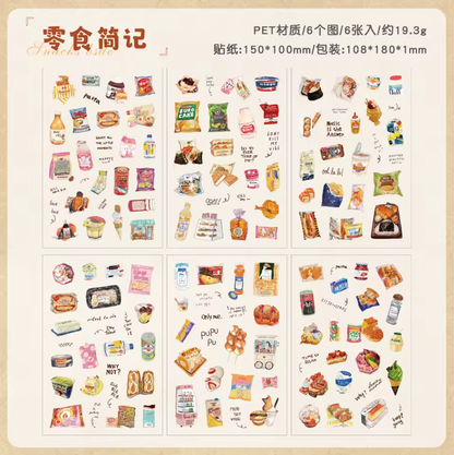 36 Hojas de Stickers