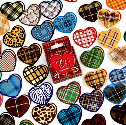 Cajita de Stickers Corazones