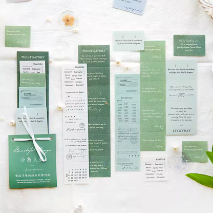 30 Papeles de colores con texto