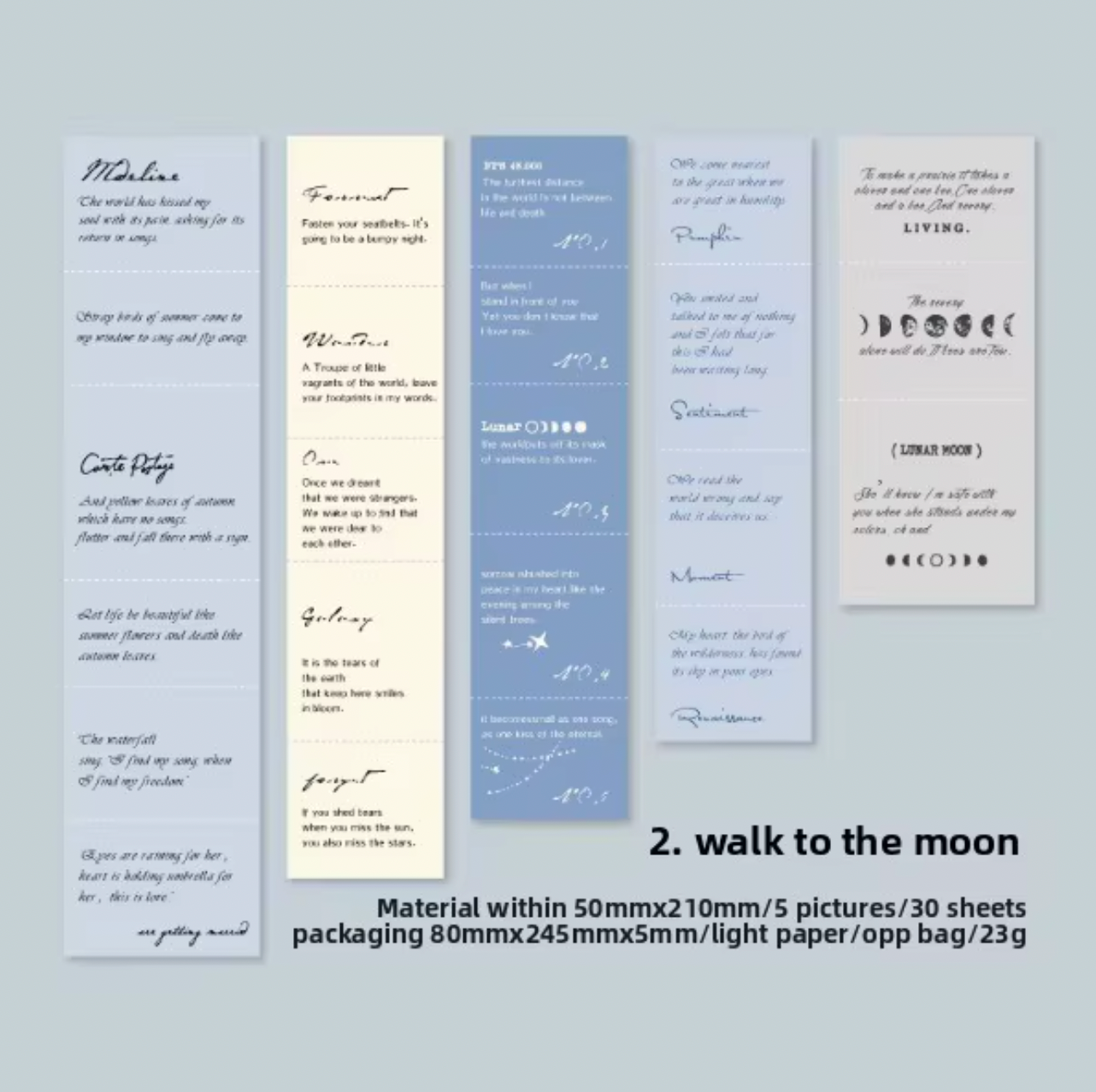 30 Papeles de colores con texto