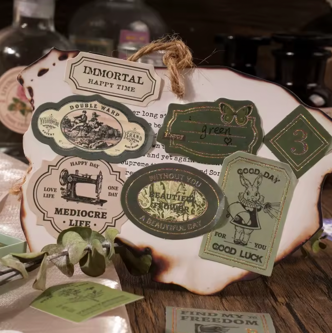 Cajita de Stickers con foil