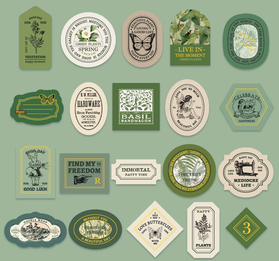 Cajita de Stickers con foil