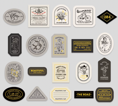 Cajita de Stickers con foil