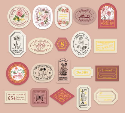 Cajita de Stickers con foil