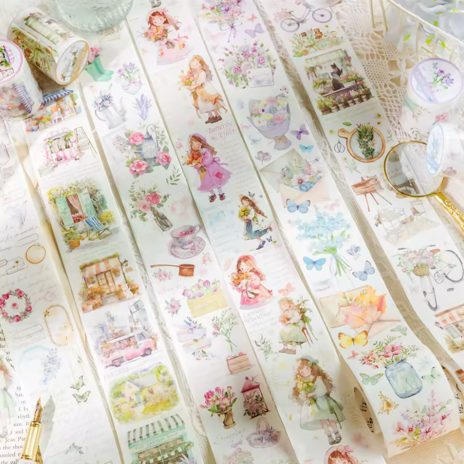 6 Washi Tapes Heart Warming
