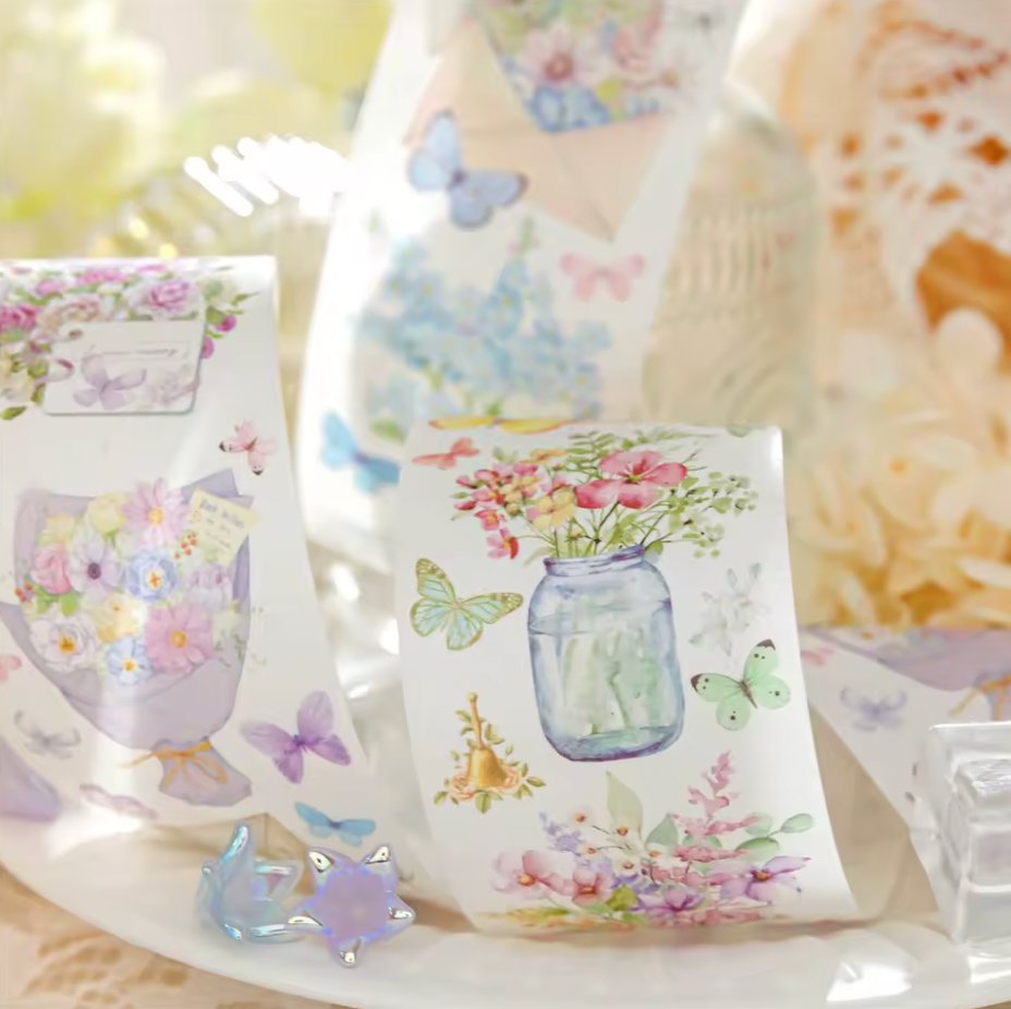 6 Washi Tapes Heart Warming
