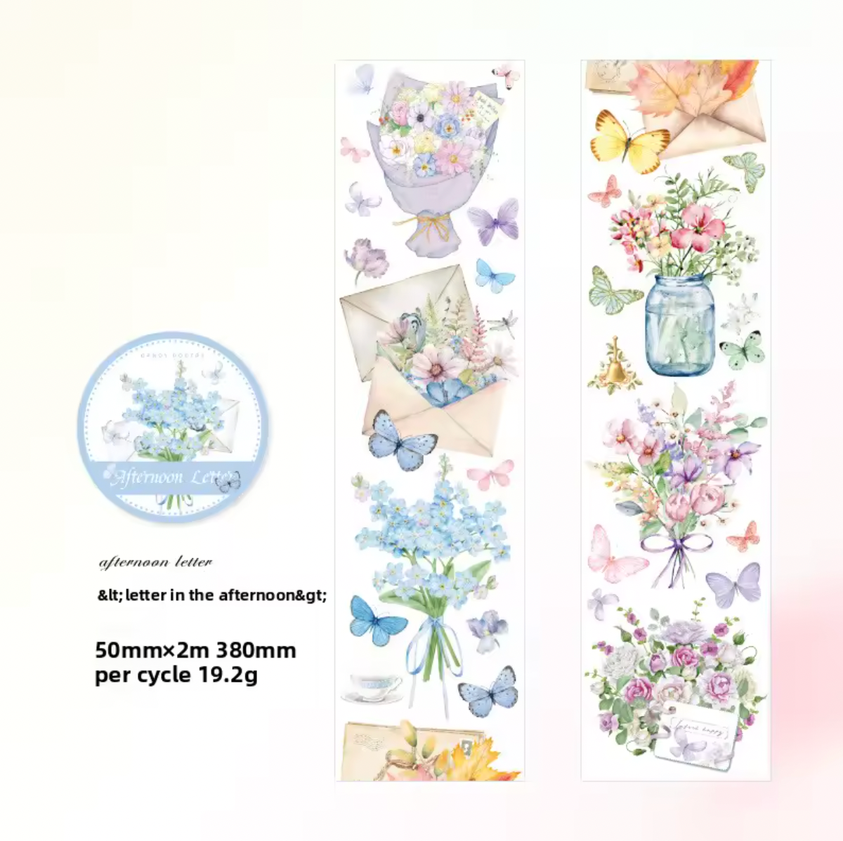 6 Washi Tapes Heart Warming