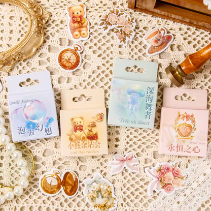 4 Cajitas de Stickers