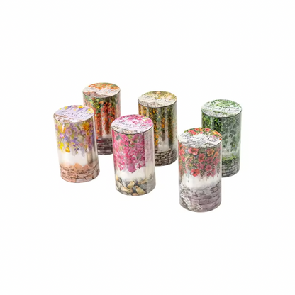 Washi Tape Ancho Flores & paredes