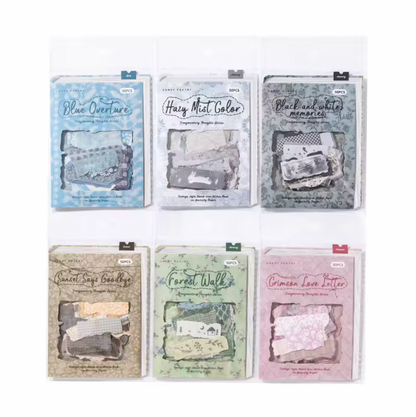 50 Stickers Recortes palabras - Varios colores