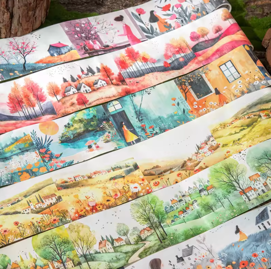 Washi Tape Ancho Paisajes