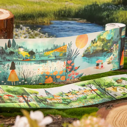 Washi Tape Ancho Paisajes