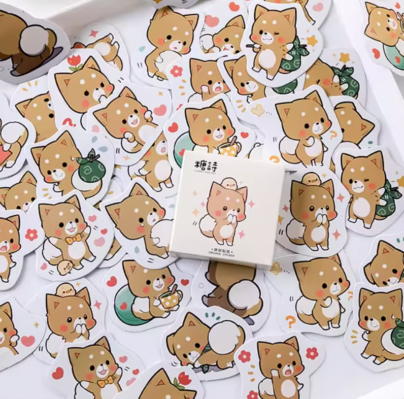 Cajita de Stickers Gatitos