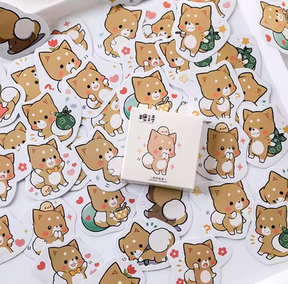 Cajita de Stickers Gatitos