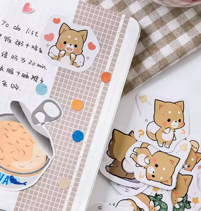 Cajita de Stickers Gatitos