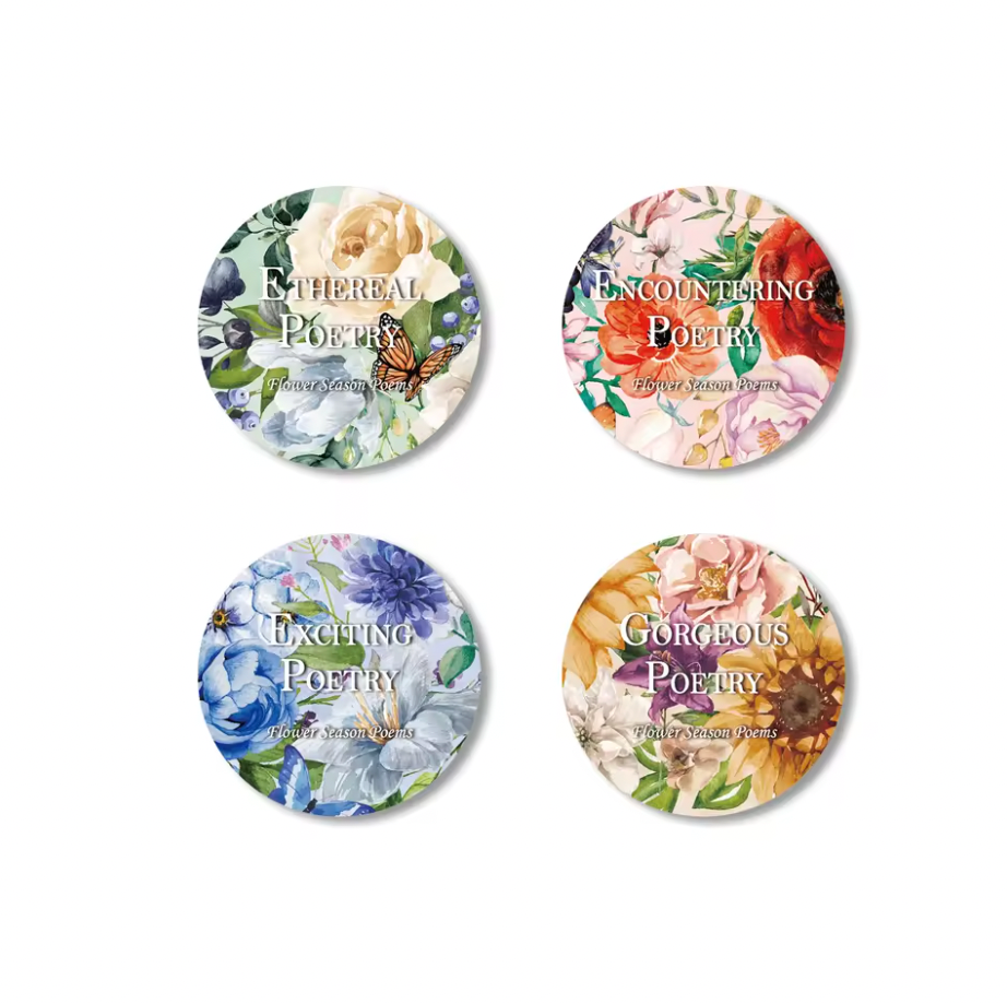 Washi Tape Ancho Flores del campo