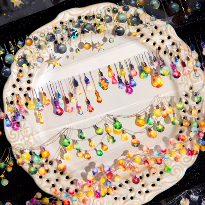 Washi Tape Ancho Luces Holografico