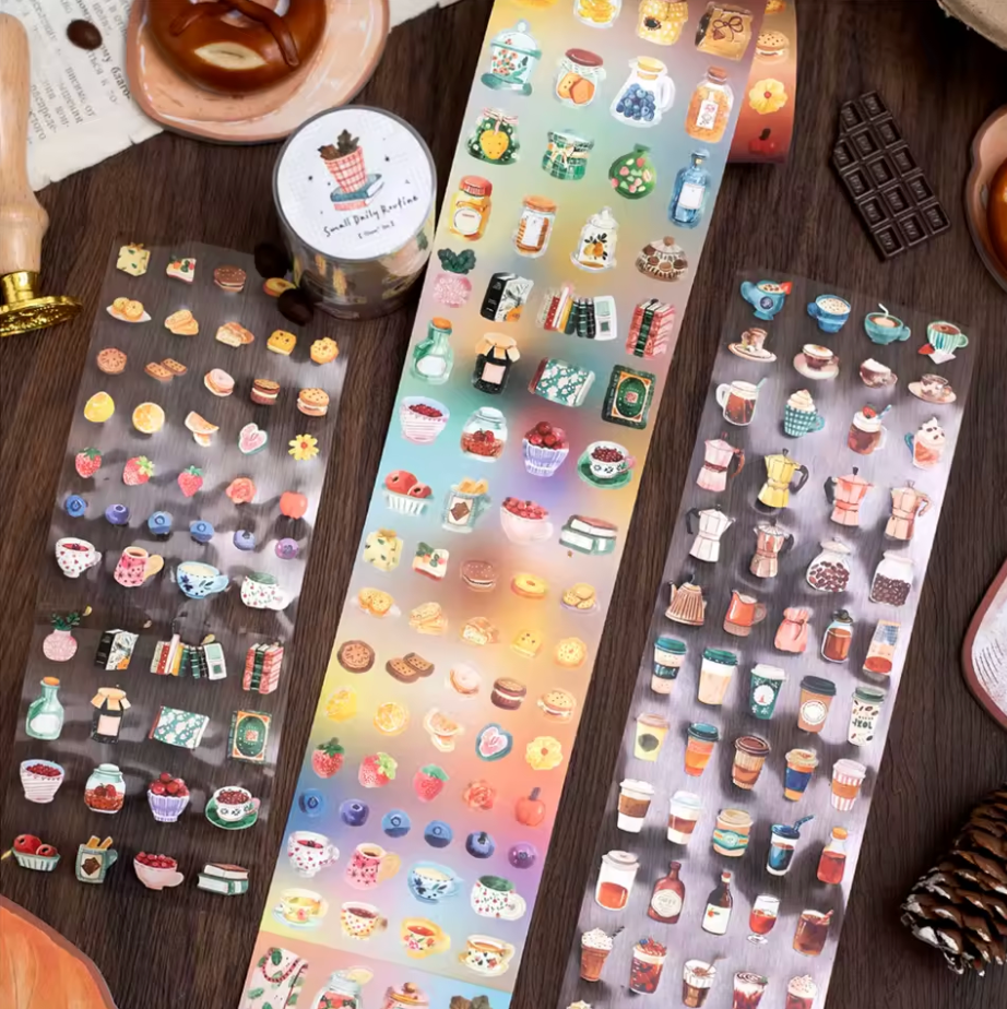 Rollo de Stickers Small Daily Routine