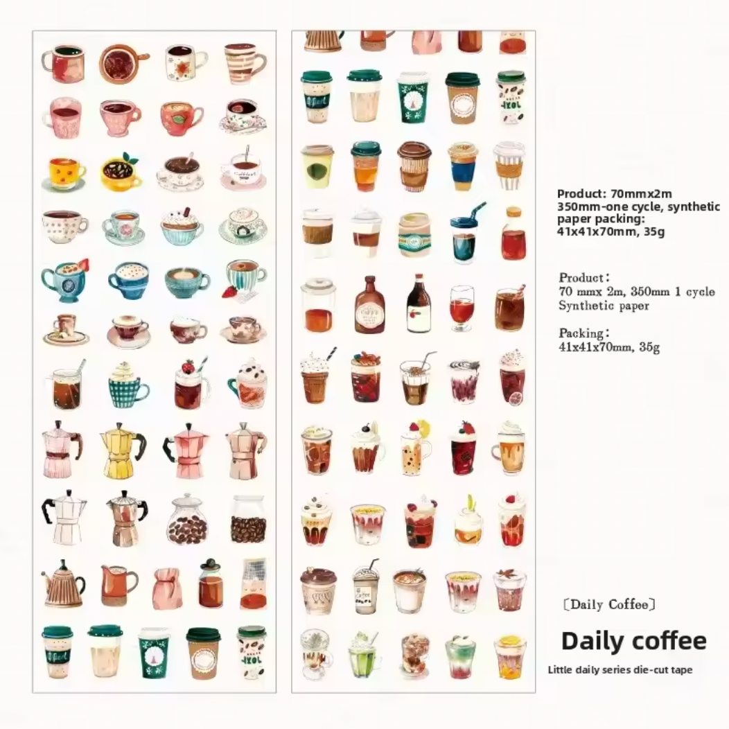 Rollo de Stickers Small Daily Routine