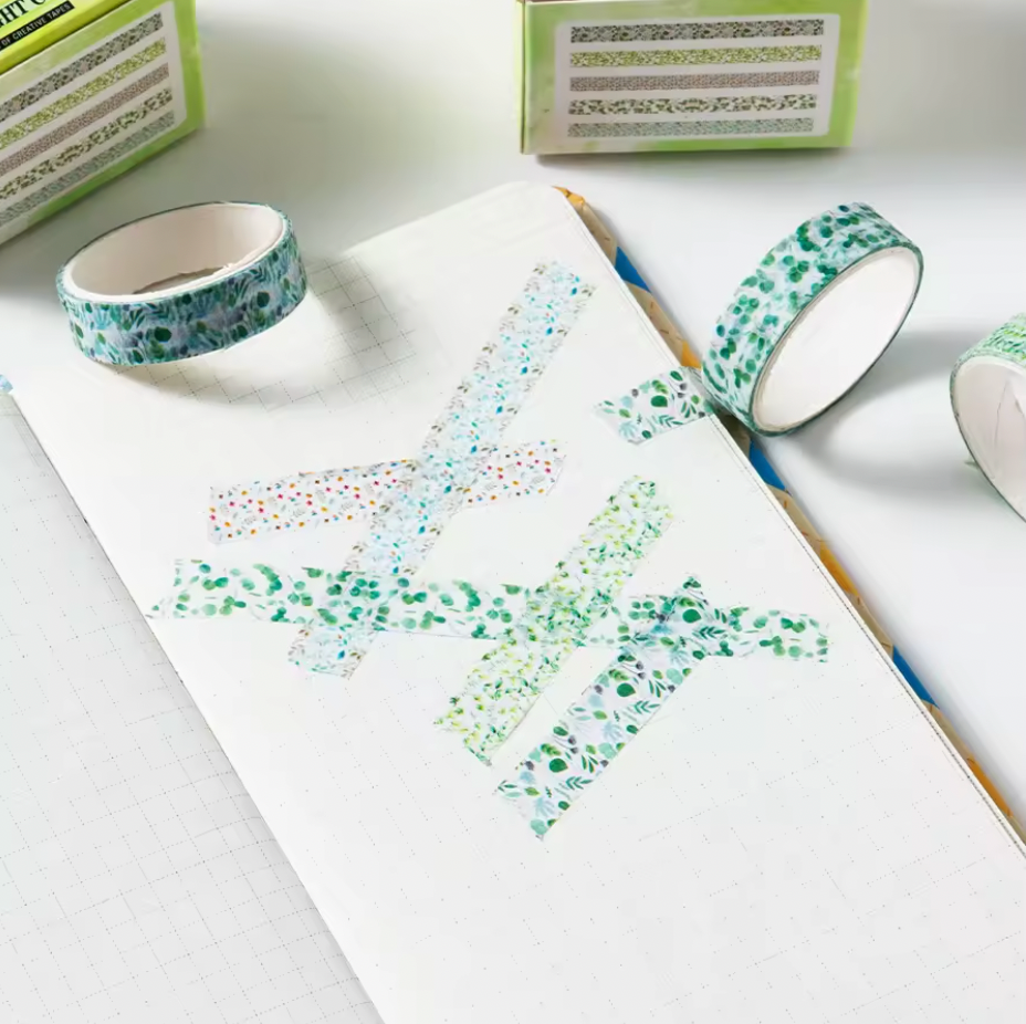 5 Rollos de Washi Tapes delgados
