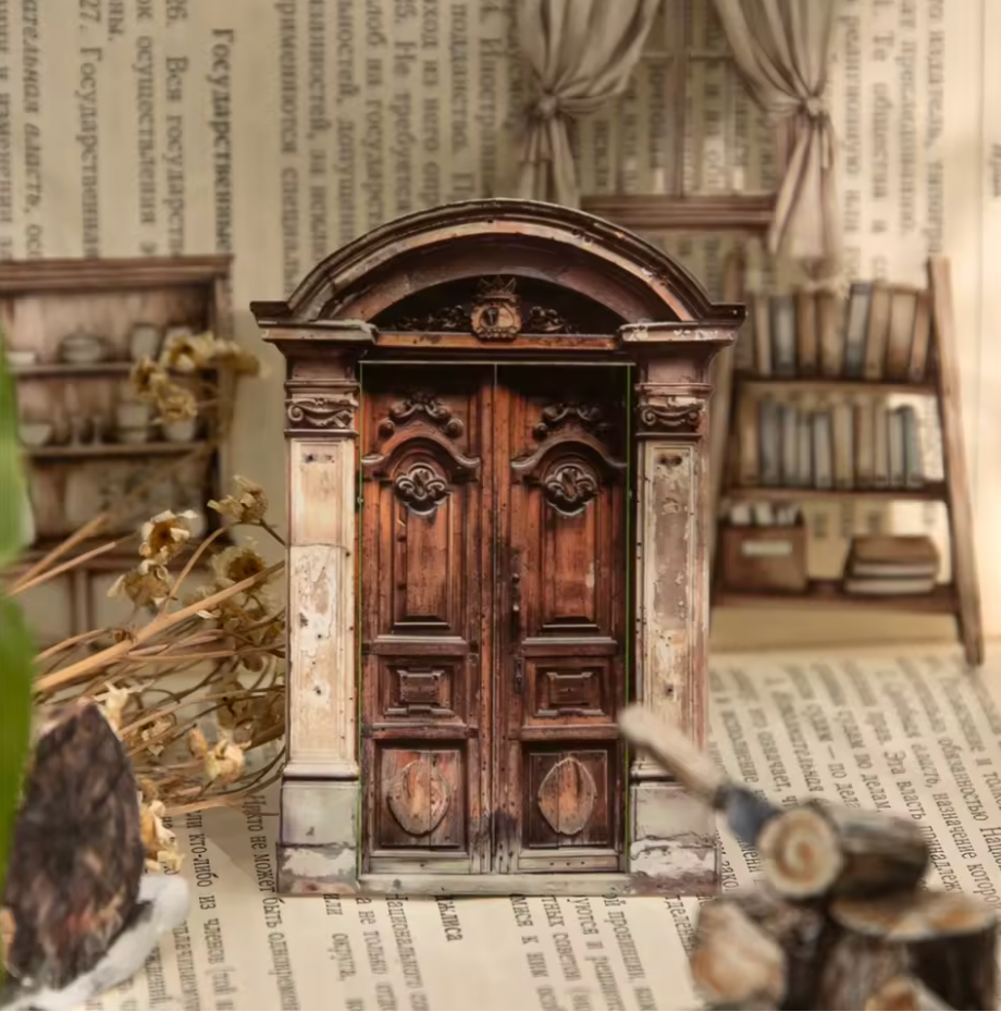 20 Cartulinas Vintage Puertas & ventanas