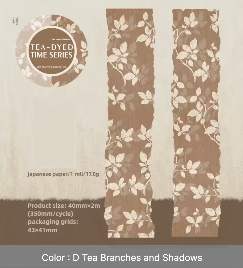 Washi Tape Ancho Te Dyed Serie
