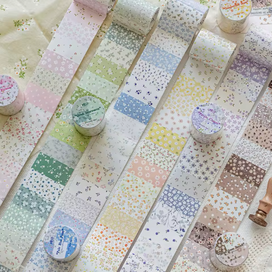 Rollo de Stickers Pattern Florecitas