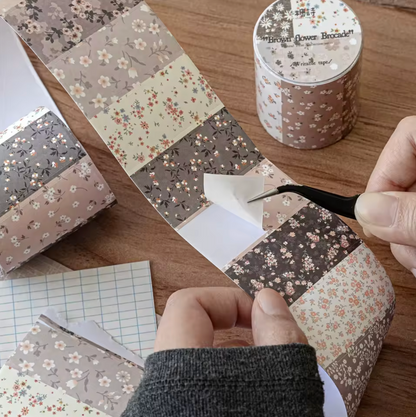 Rollo de Stickers Pattern Florecitas