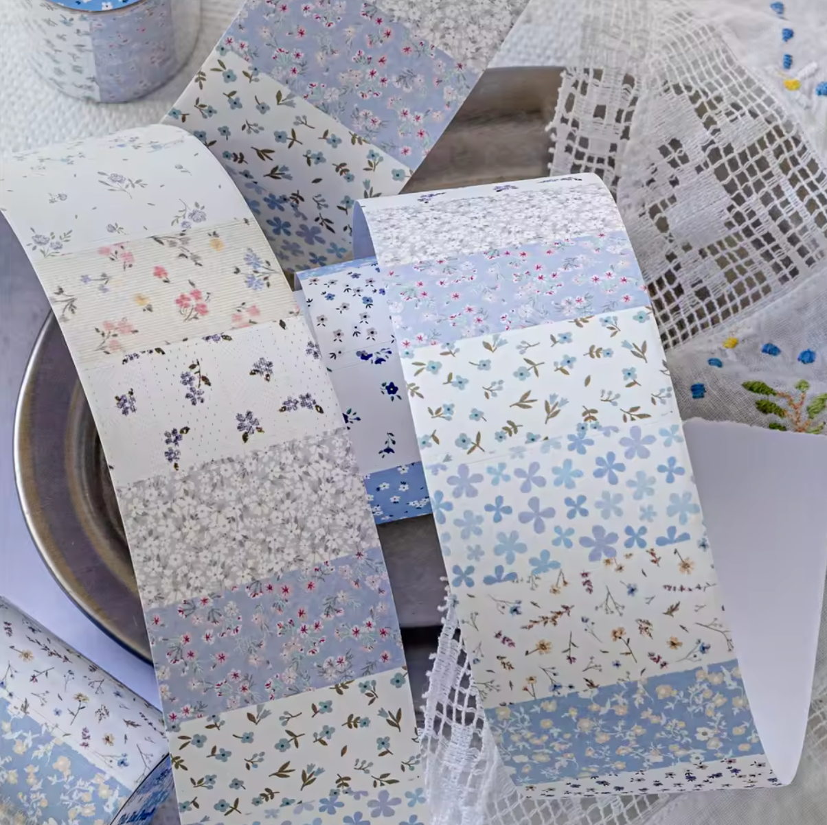 Rollo de Stickers Pattern Florecitas