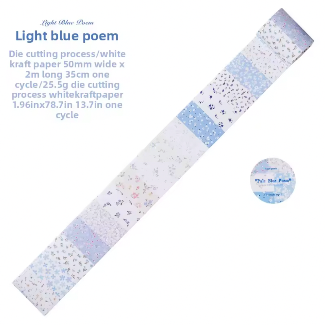 Rollo de Stickers Pattern Florecitas