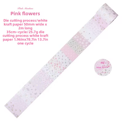 Rollo de Stickers Pattern Florecitas