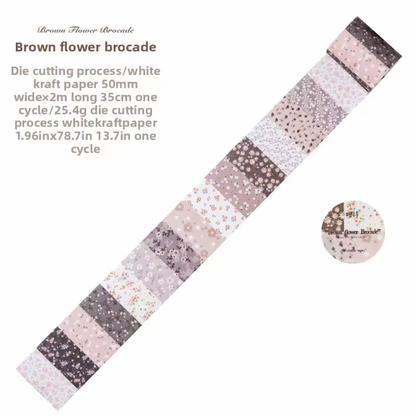 Rollo de Stickers Pattern Florecitas