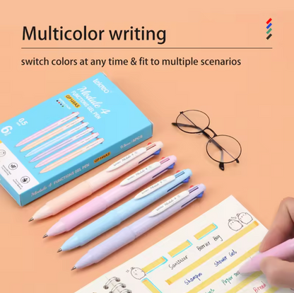 Pluma 4 colores 0.5mm