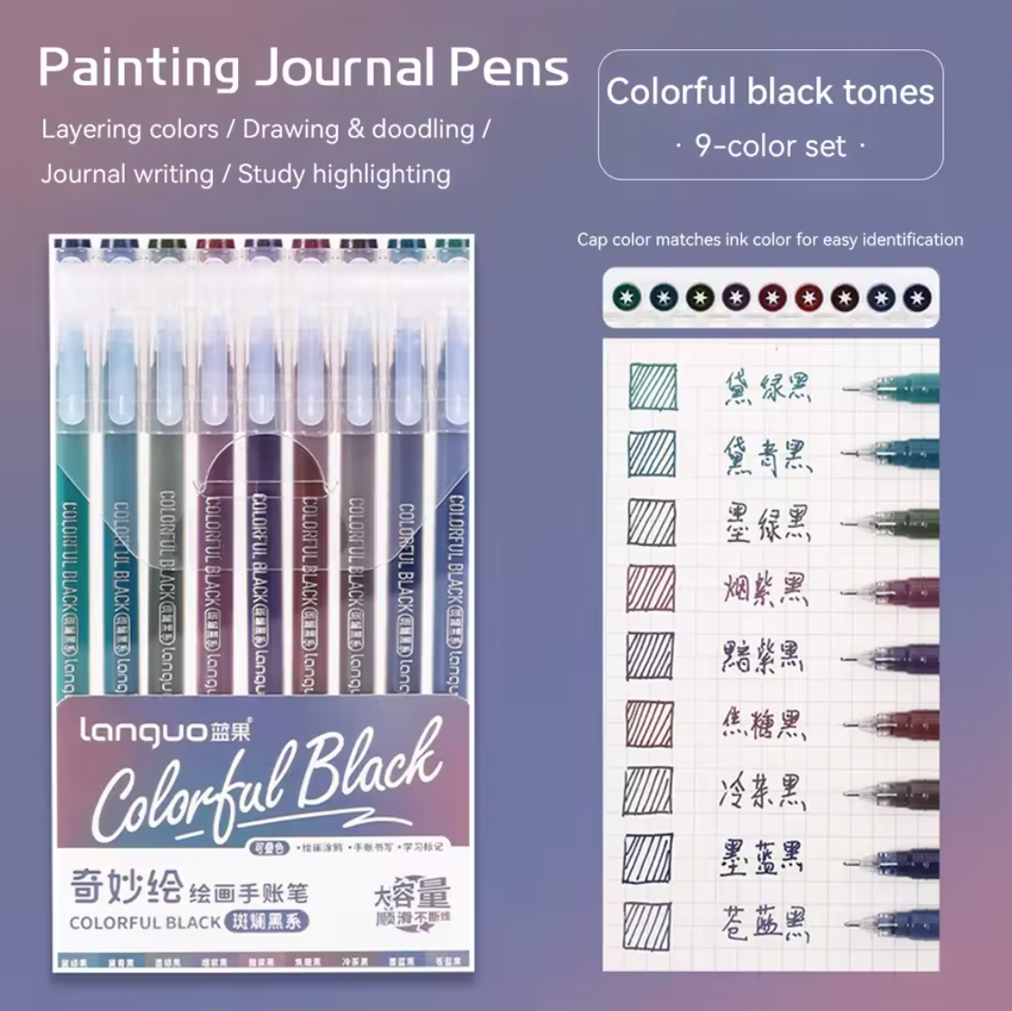 9 Plumas Morandi punta fina