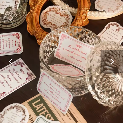 Cajita de Stickers Texto Delicado