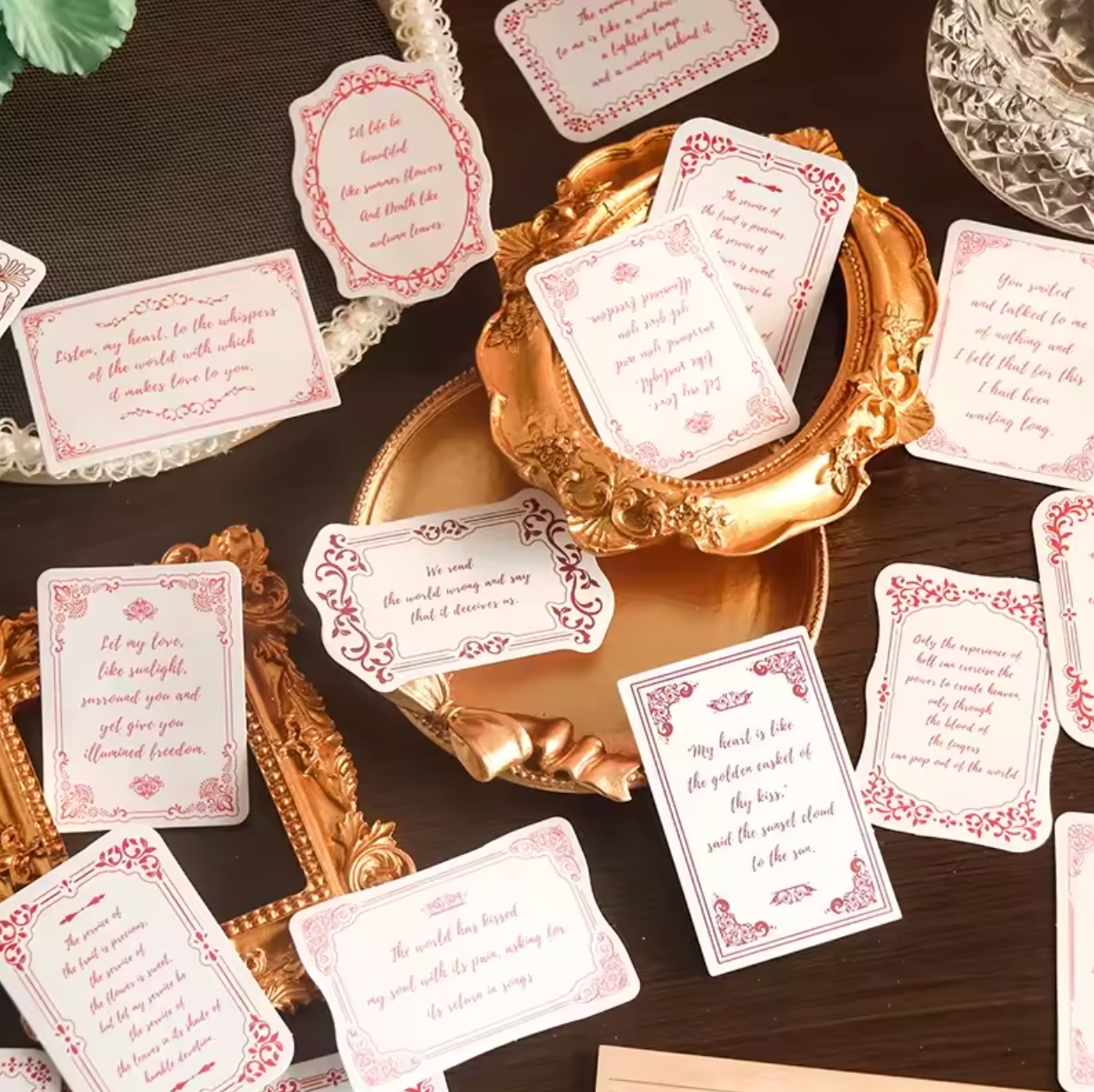 Cajita de Stickers Texto Delicado