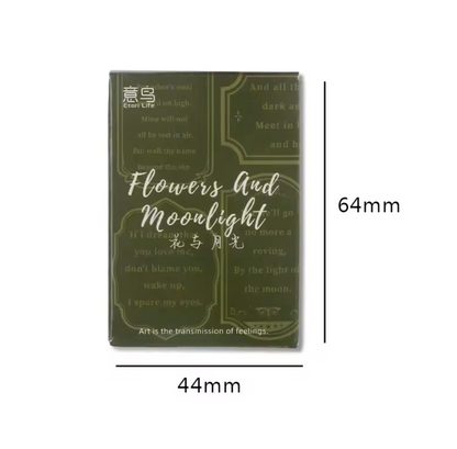 Cajita de Stickers Texto Delicado