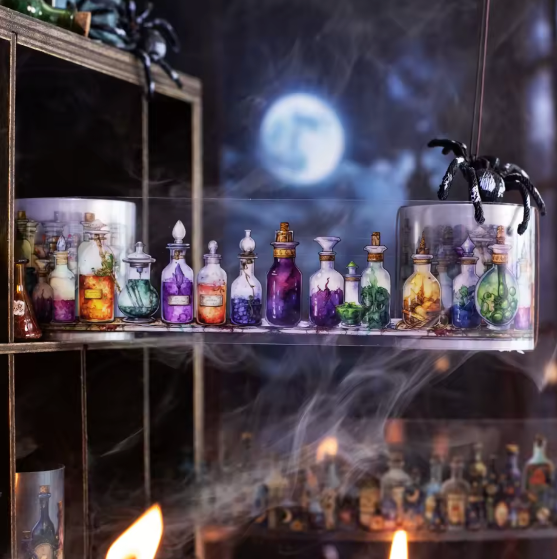 Washi Tape Transparentes Frascos & Botellas