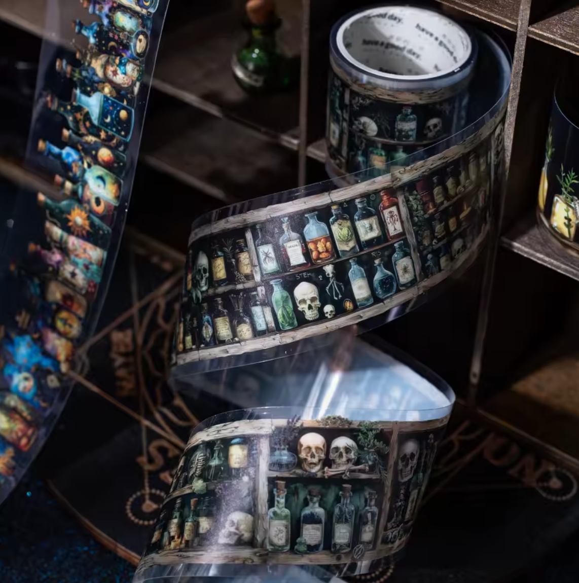 Washi Tape Transparentes Frascos & Botellas