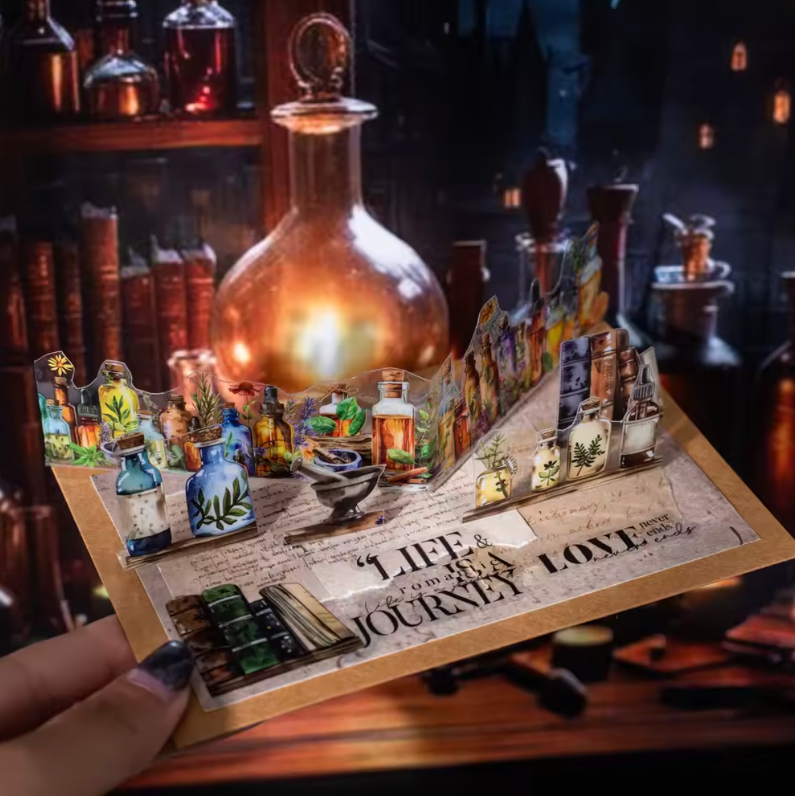 Washi Tape Transparentes Frascos & Botellas