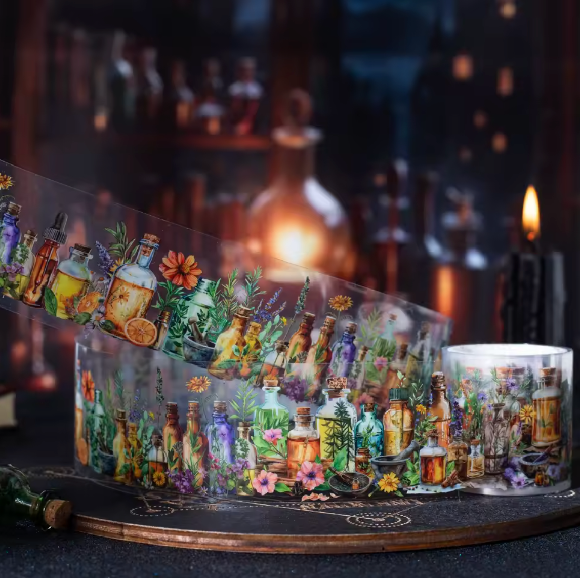 Washi Tape Transparentes Frascos & Botellas