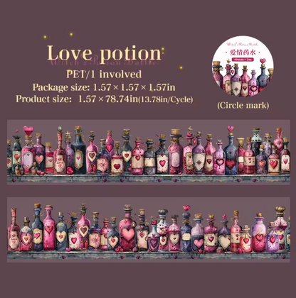 Washi Tape Transparentes Frascos & Botellas