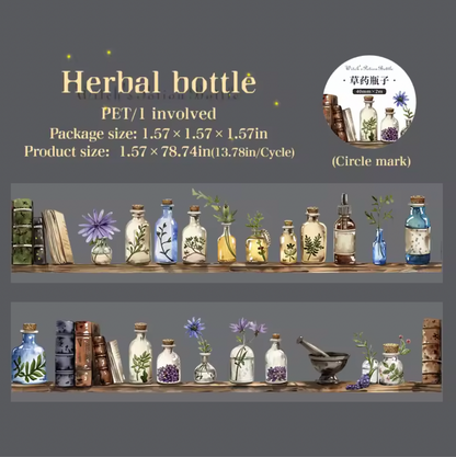 Washi Tape Transparentes Frascos & Botellas