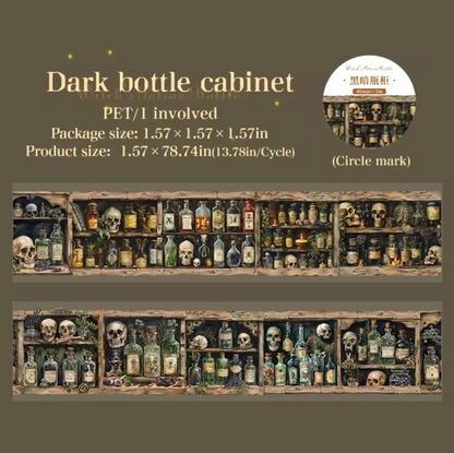 Washi Tape Transparentes Frascos & Botellas