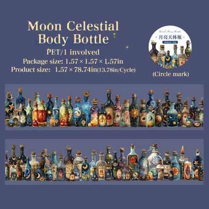 Washi Tape Transparentes Frascos & Botellas