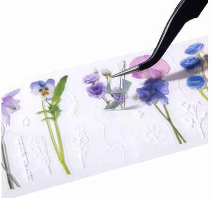 Rollo de stickers Flores