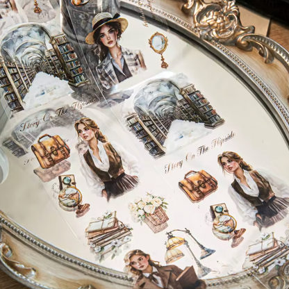 Rollo de stickers Mujeres