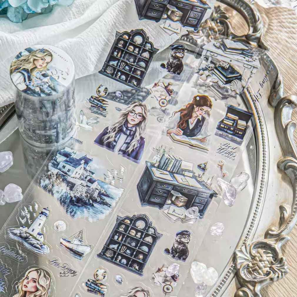 Rollo de stickers Mujeres